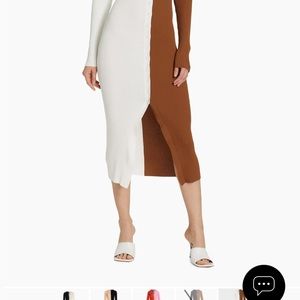 Staud
Shoko Colorblocked Midi-Dress